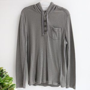 Calvin Klein Long Sleeve Hooded Henley